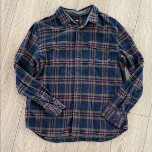 Vans flannel long sleeve button down shirt men’s size XL